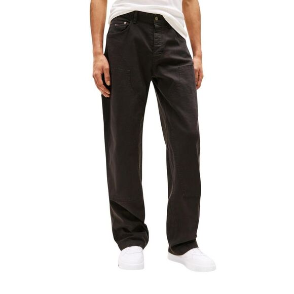 Tommy Hilfiger Jeans Relaxed Fit Panel Pants Men black
